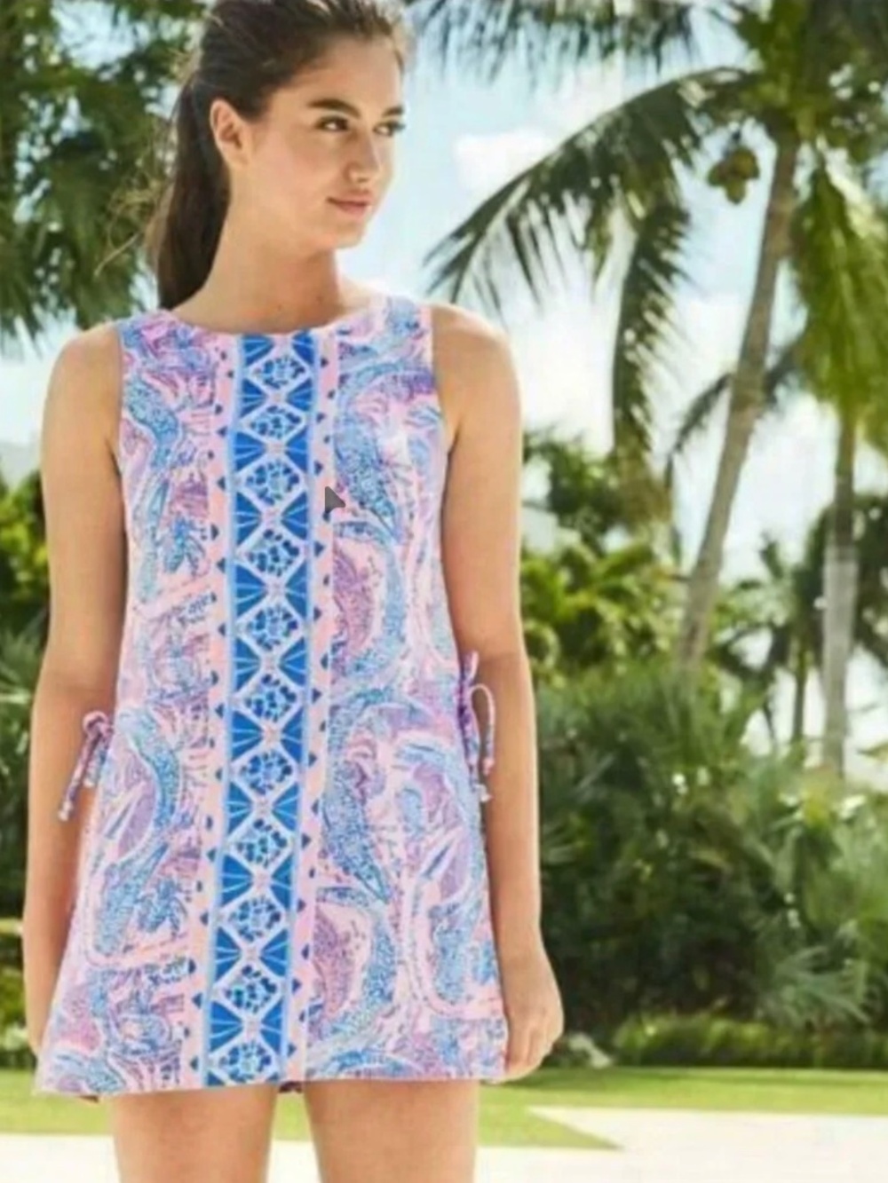 Lilly Pulitzer Donna Romper Size 4 Maybe Gator — Excellent Pre-Owned Condition - Picture 5 of 5